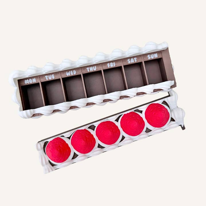 Caixa de Comprimidos de Bolo de Morango por atacado de Flexi Fidgets Co. Ltd