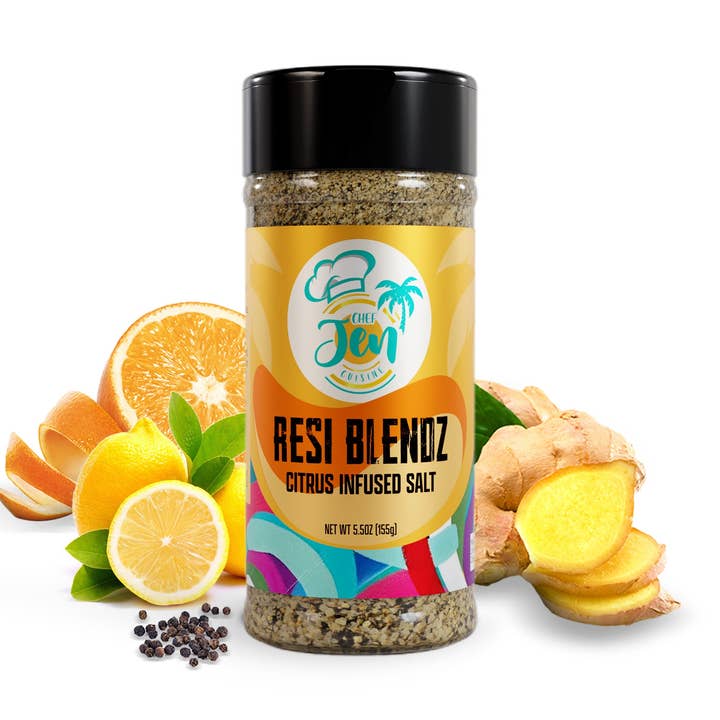 Resi Blendz - Citrus infused Salt for wholesale by Chef Jen Cuisine