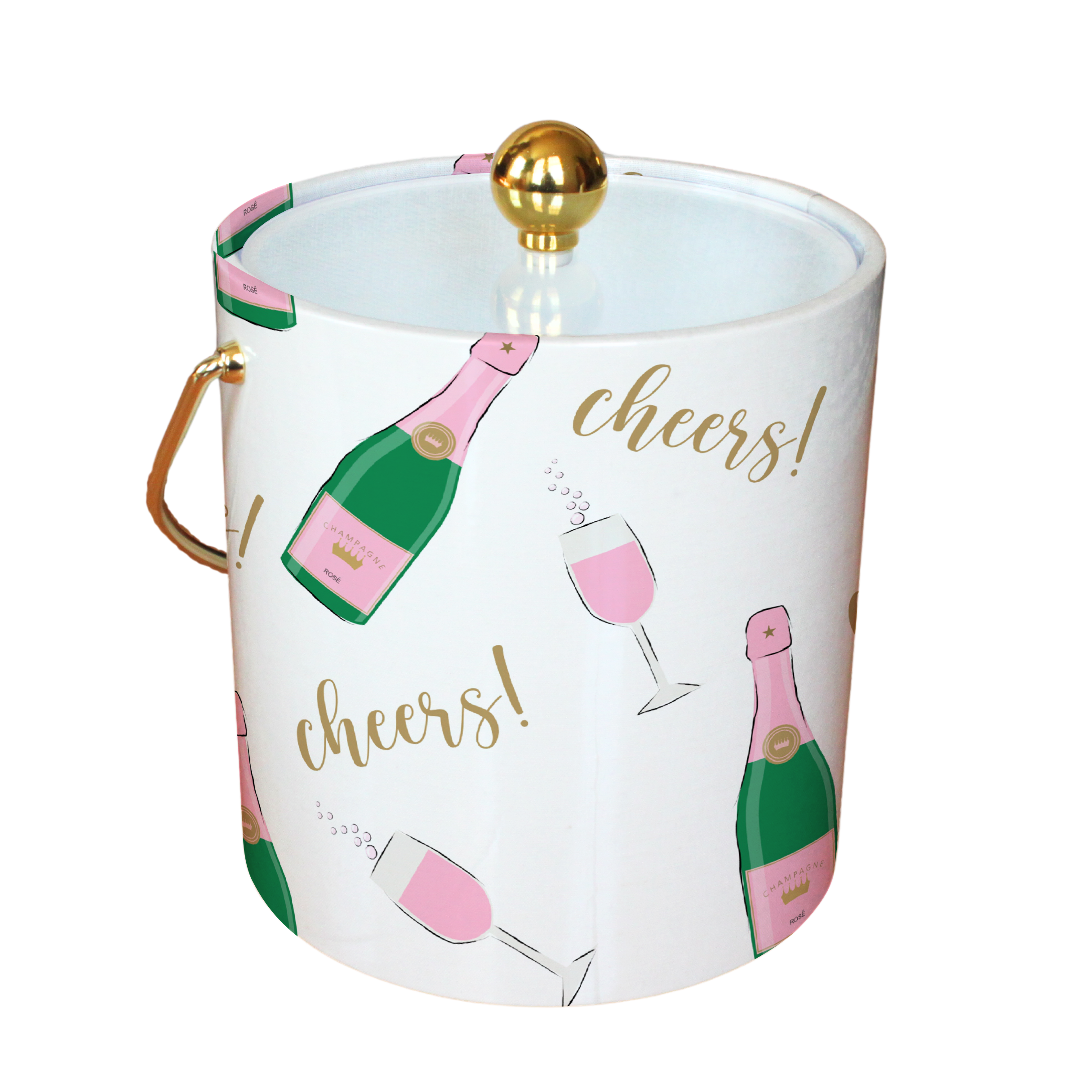 Clairebella Personalized Gifts & Pillows - Wholesale Ice Bucket - Palm Beach Chic Ice Bucket | Insulated Bucket  | Wine Bucket8