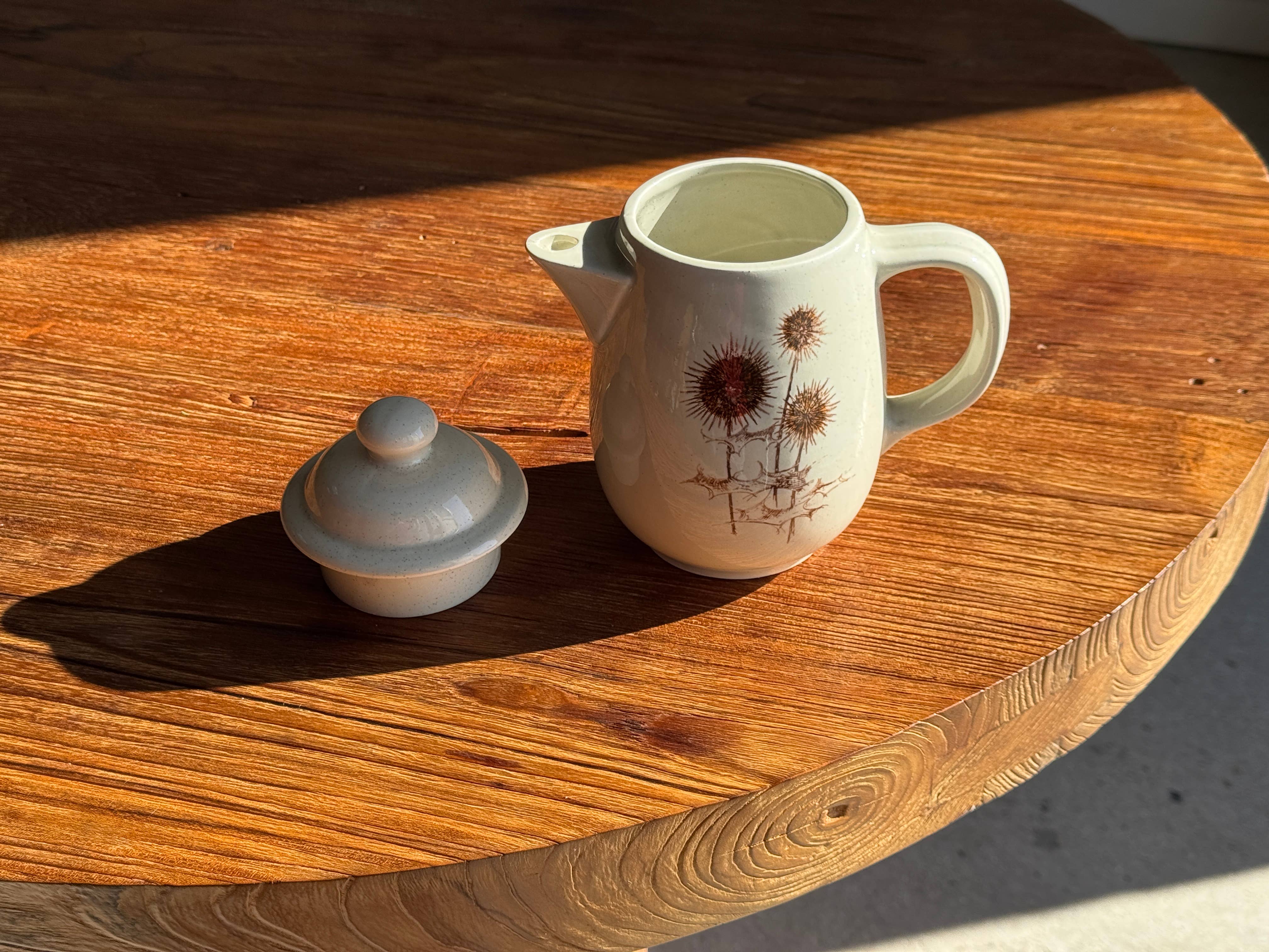 Office Objets - Wholesale Tea Pot - Sarreguemines teapot with thistle patterns H2010