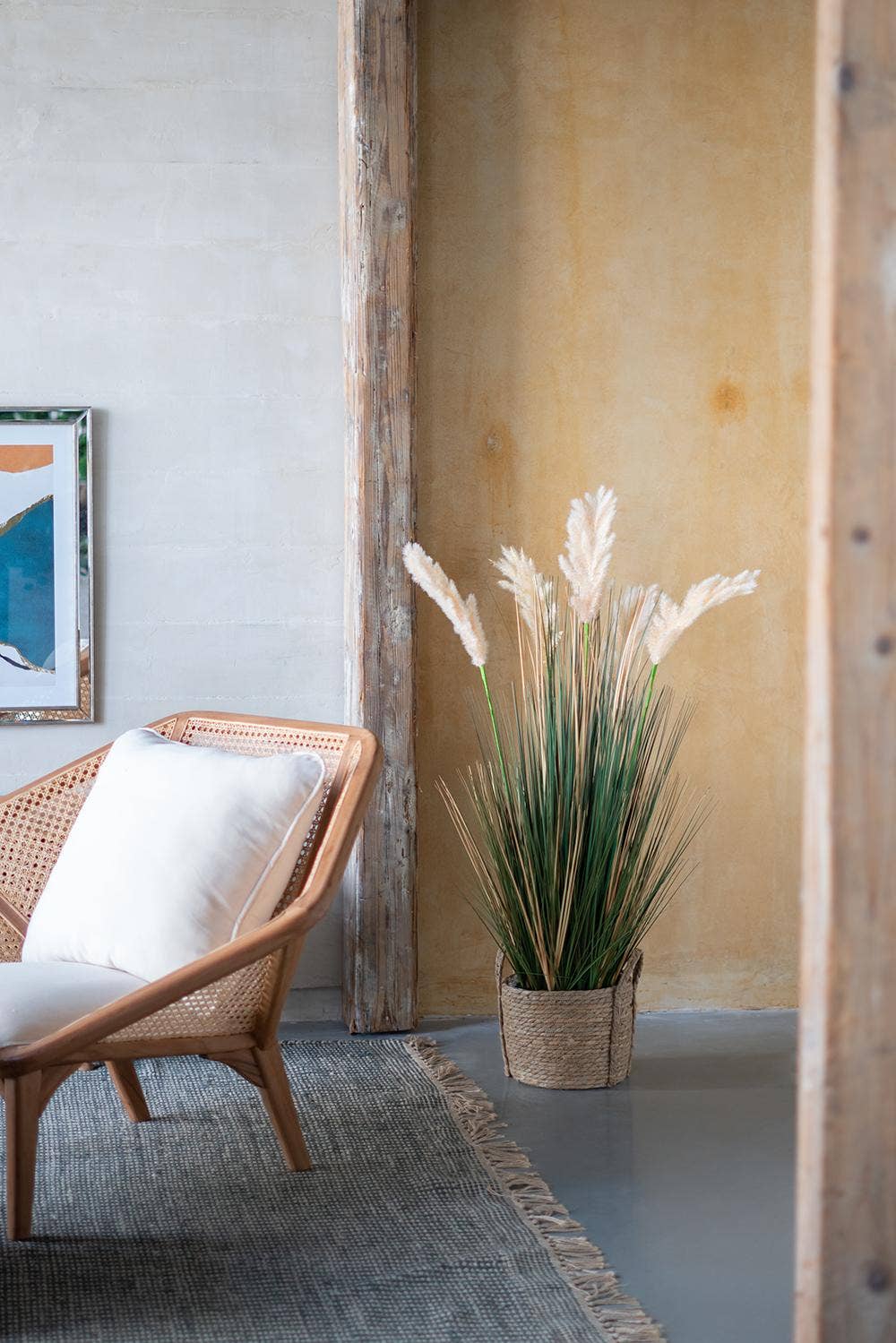 A&B Home Group Inc. - Wholesale Artificial Plant - D14x45"H Potted Pampas Grass Plant6