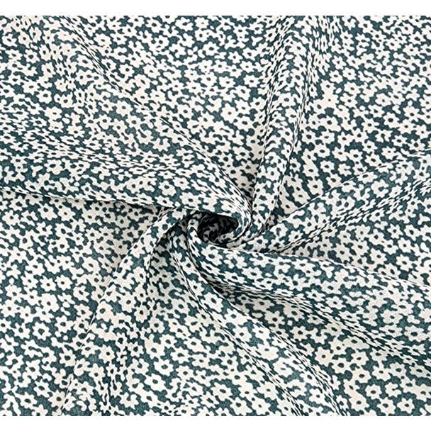 Tissu en crêpe de chiffon bleu sarcelle, largeur 57/58 pouces pour robes pour la vente par Radyan Fabrics