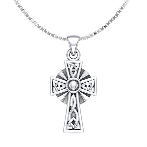 Sterling Silver Irish Trinity Cross Pendant for wholesale by Dublin Gift Company