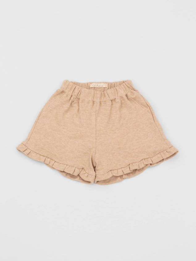 Calções Biológico Baby Ruffle Sand por atacado de Kal Babies