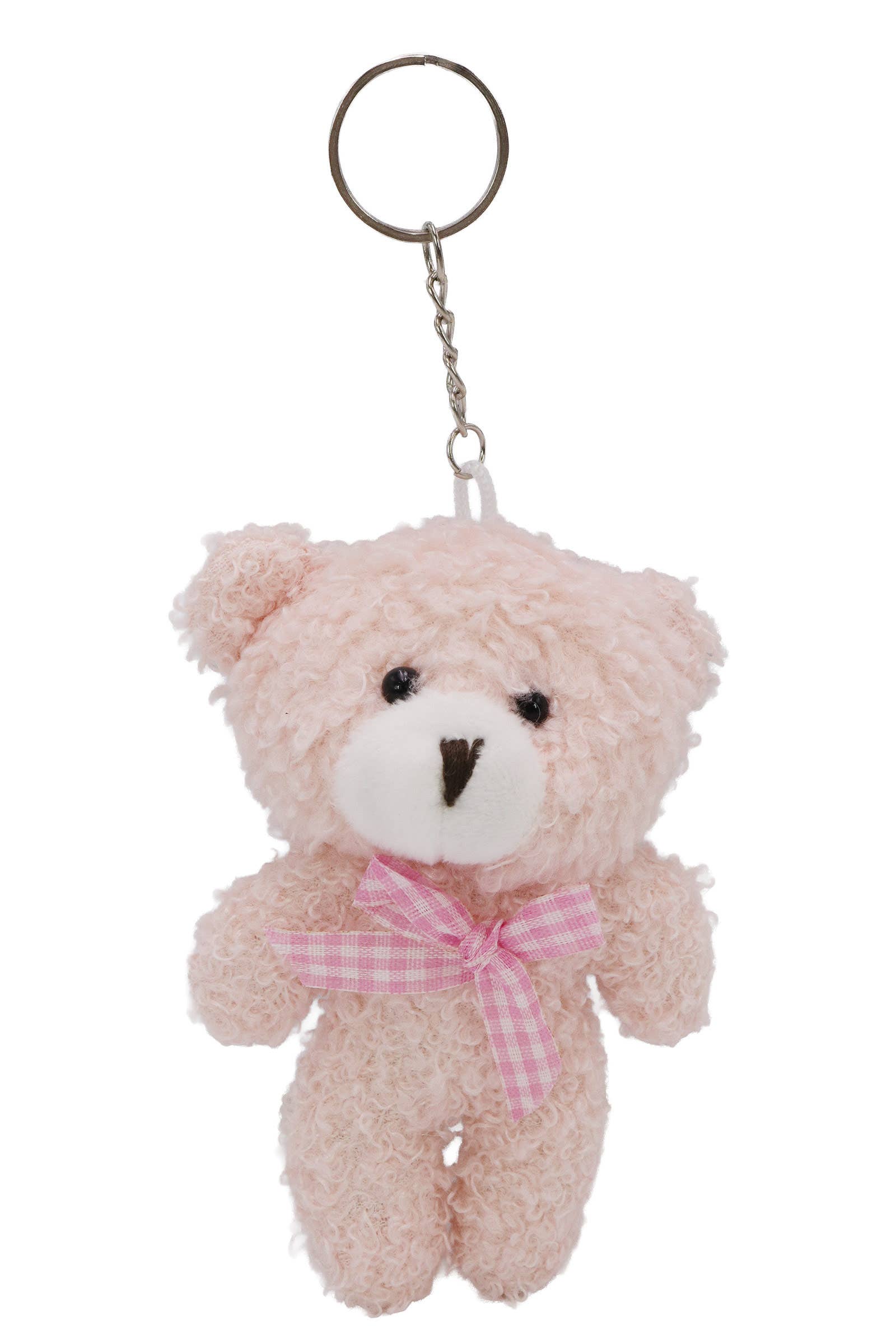 ASSORTITI Portachiavi Orsetto Fuzzy Terry in Pile Imbottito in vendita all'ingrosso su Faire5