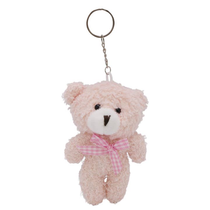 ASSORTITI Portachiavi Orsetto Fuzzy Terry in Pile Imbottito in vendita all'ingrosso su Faire5