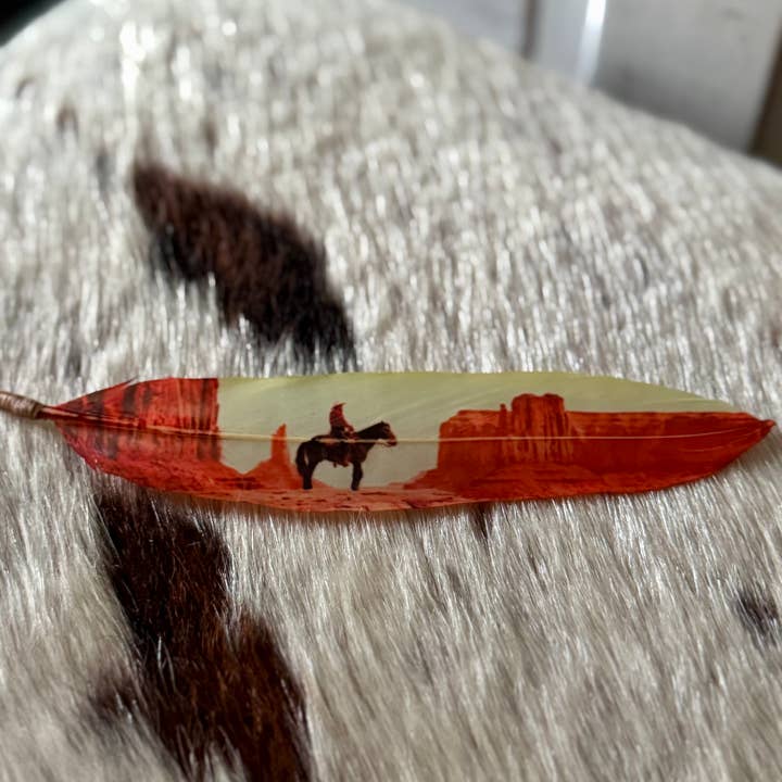 Buckaroo Supply Company - Wholesale Hat Accessory - Women's - Desert Cowboy Hat Feather - Western Hat Accessory1