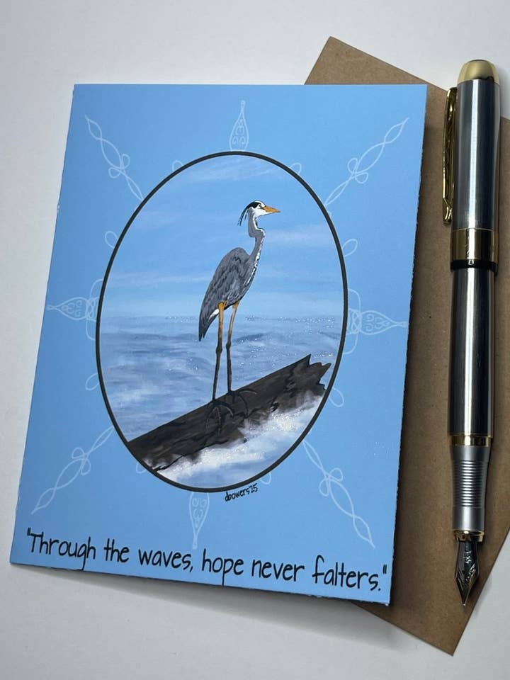 Cartão de Saudação em Branco Esperança Nunca Vacila por atacado de Color Crumbs Club