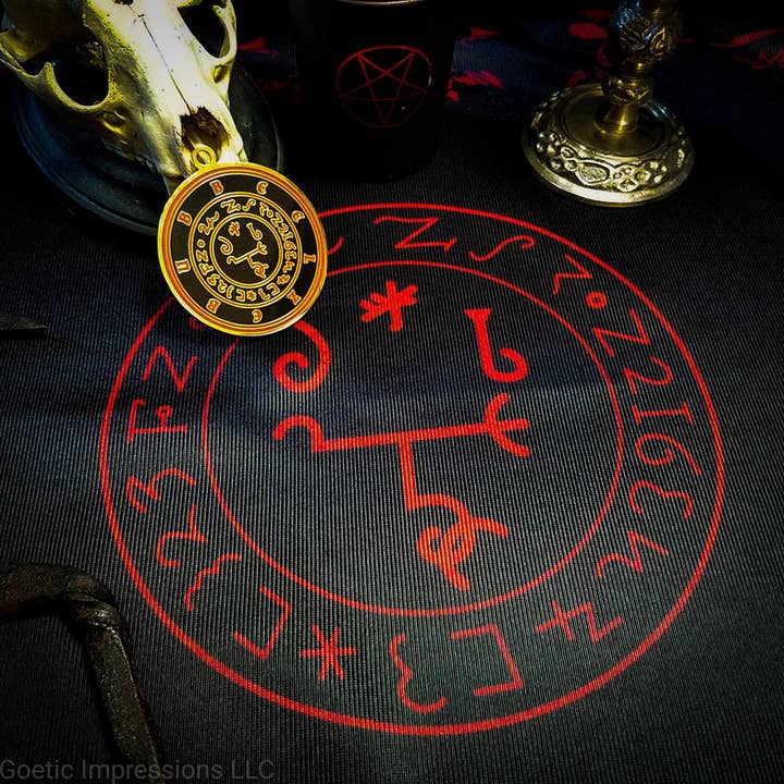 Goetic Impressions - Wholesale Tapestry/Textile - Beelzebub Sigil Altar Cloth3