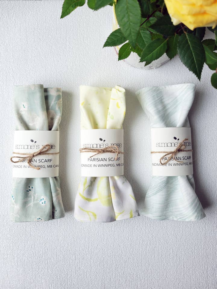 Parisian Scarf - Japanese double cotton gauze for wholesale by Simone's Rose