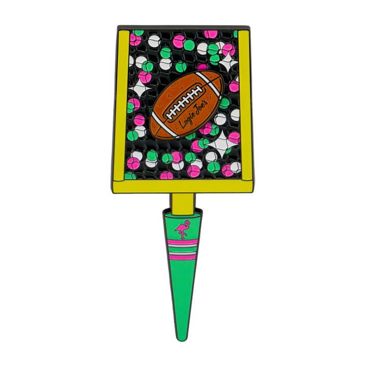 Field Goal Divot Tool + Removeable Football Ball Marker for wholesale by Ballmarkers.com