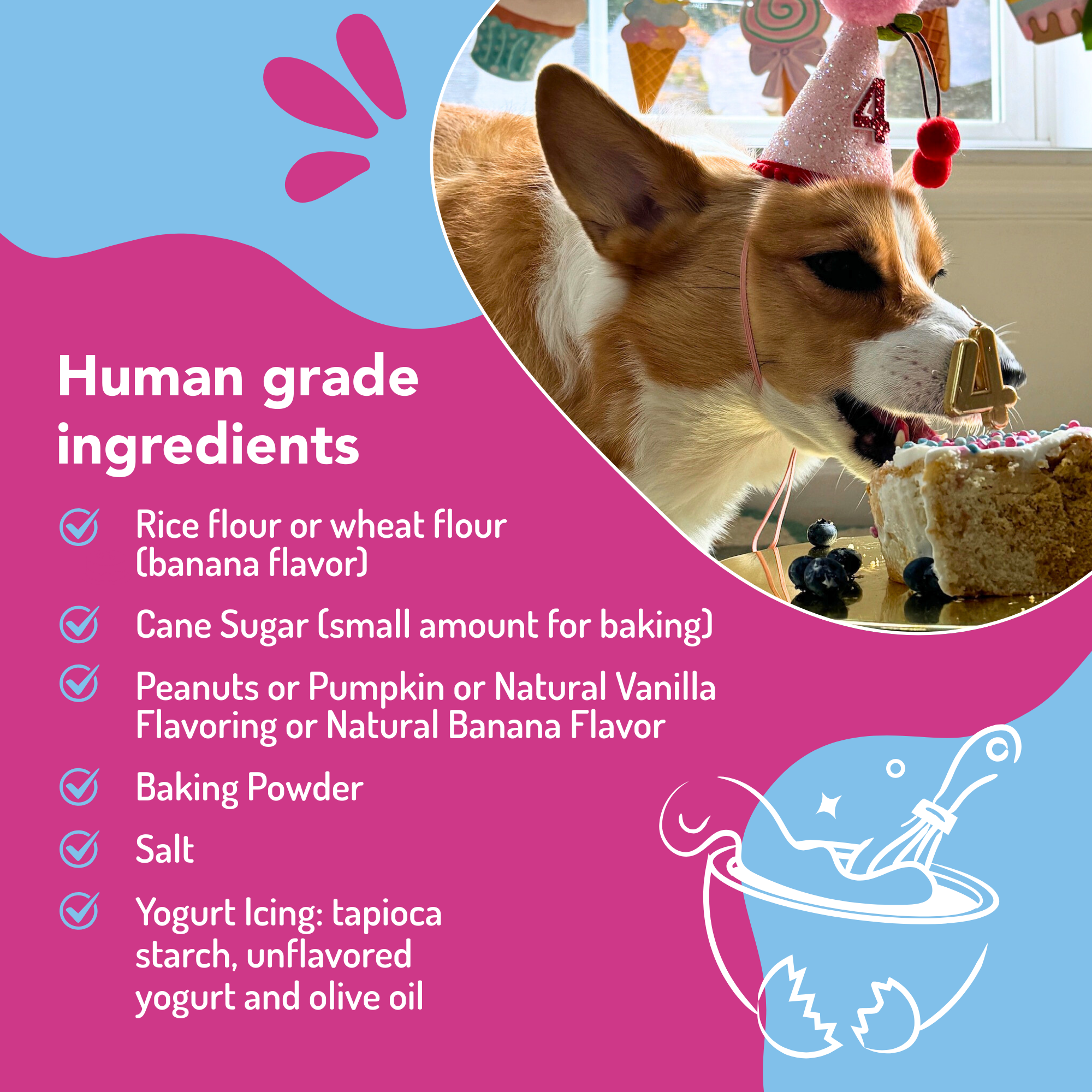 Puppy Cake LLC - Wholesale Pet Treats - Dog - Puppy Cake - Dog Birthday Cake Mixes with Icing11