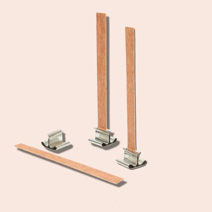 Aromachology - Wholesale Wick trimmer - Wood Candle Wick With Sustainer - 3"1