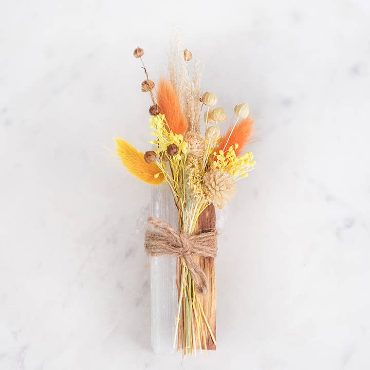 Seed Floral - Wholesale Sage Bundle - Smudge Stick- Palos Santos Sage Crystal Bundle Pack