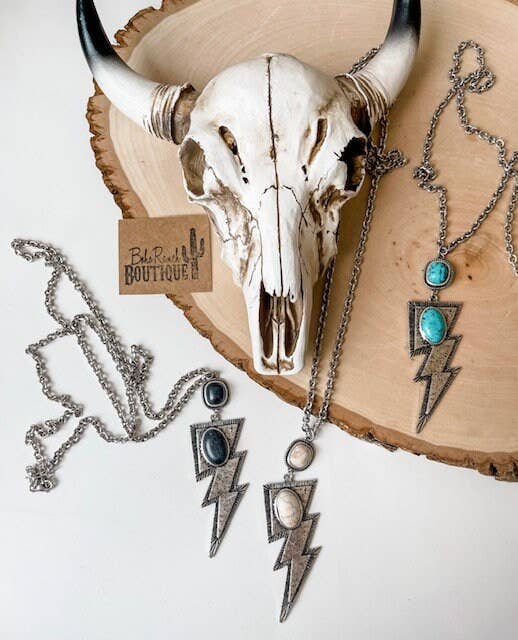 Boho Ranch Shop – wholesale Pendant/charm necklace – Lightning Bolt Necklace5