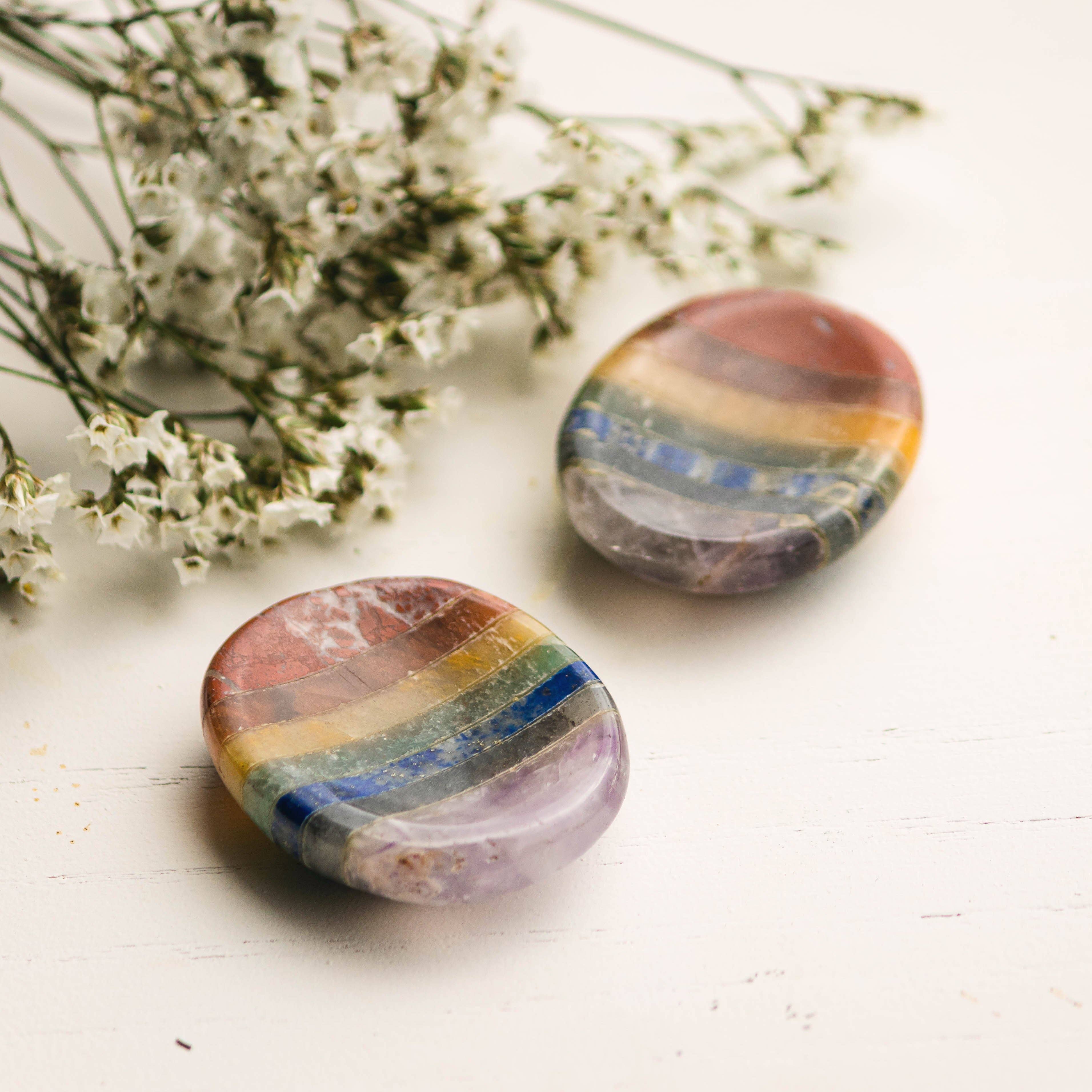 Tiny Rituals - Wholesale Spiritual Stone/Crystal - Chakra Worry Stone2