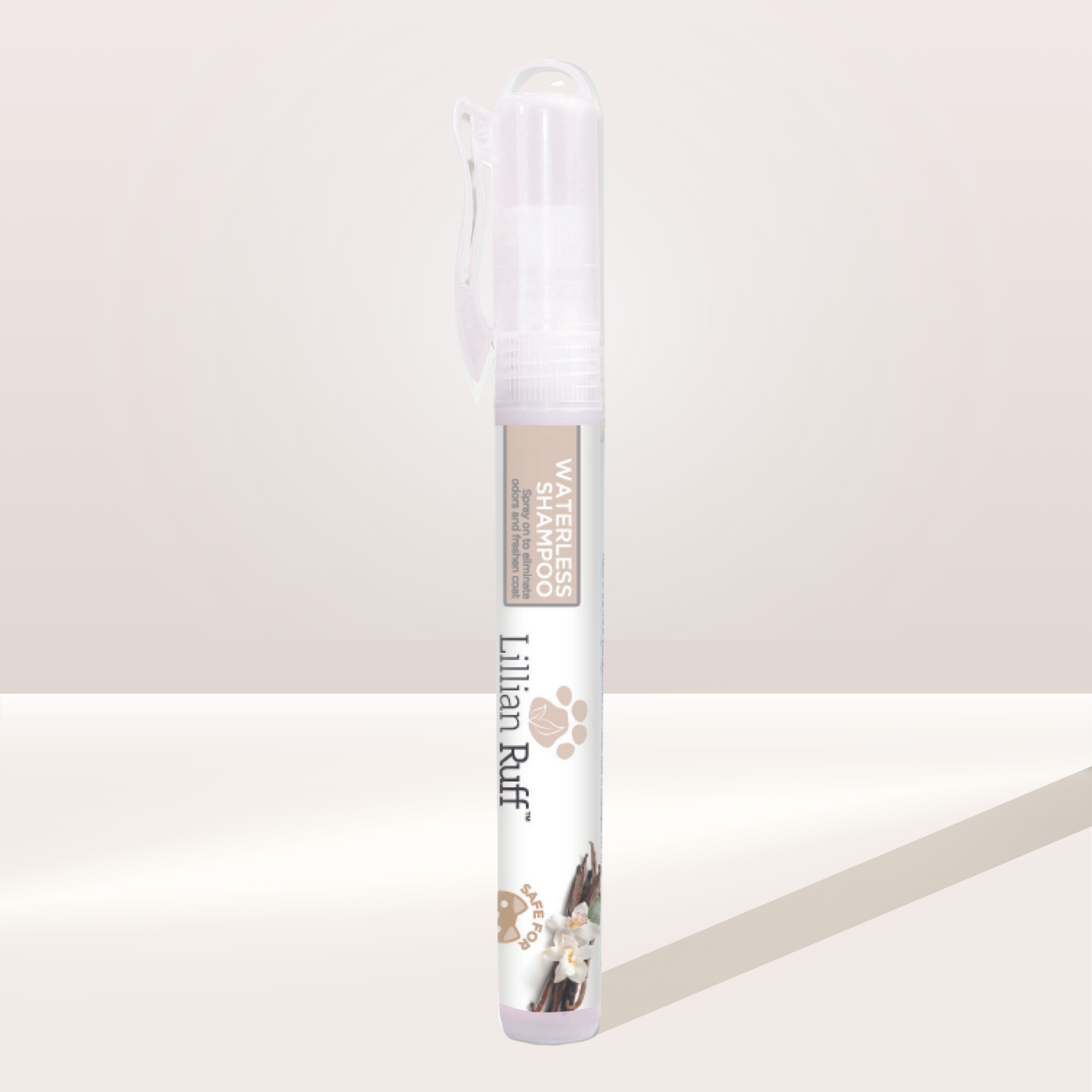 Lillian Ruff - Venta al por mayor Spray desodorante para mascotas - Vainilla sin agua - Viaje0