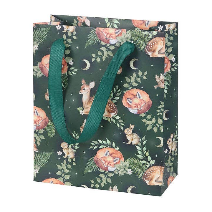 Something Different Wholesale – wholesale Gift bag – 23cm Medium Fawn and Friends Forest Animal Print Gift Bag3