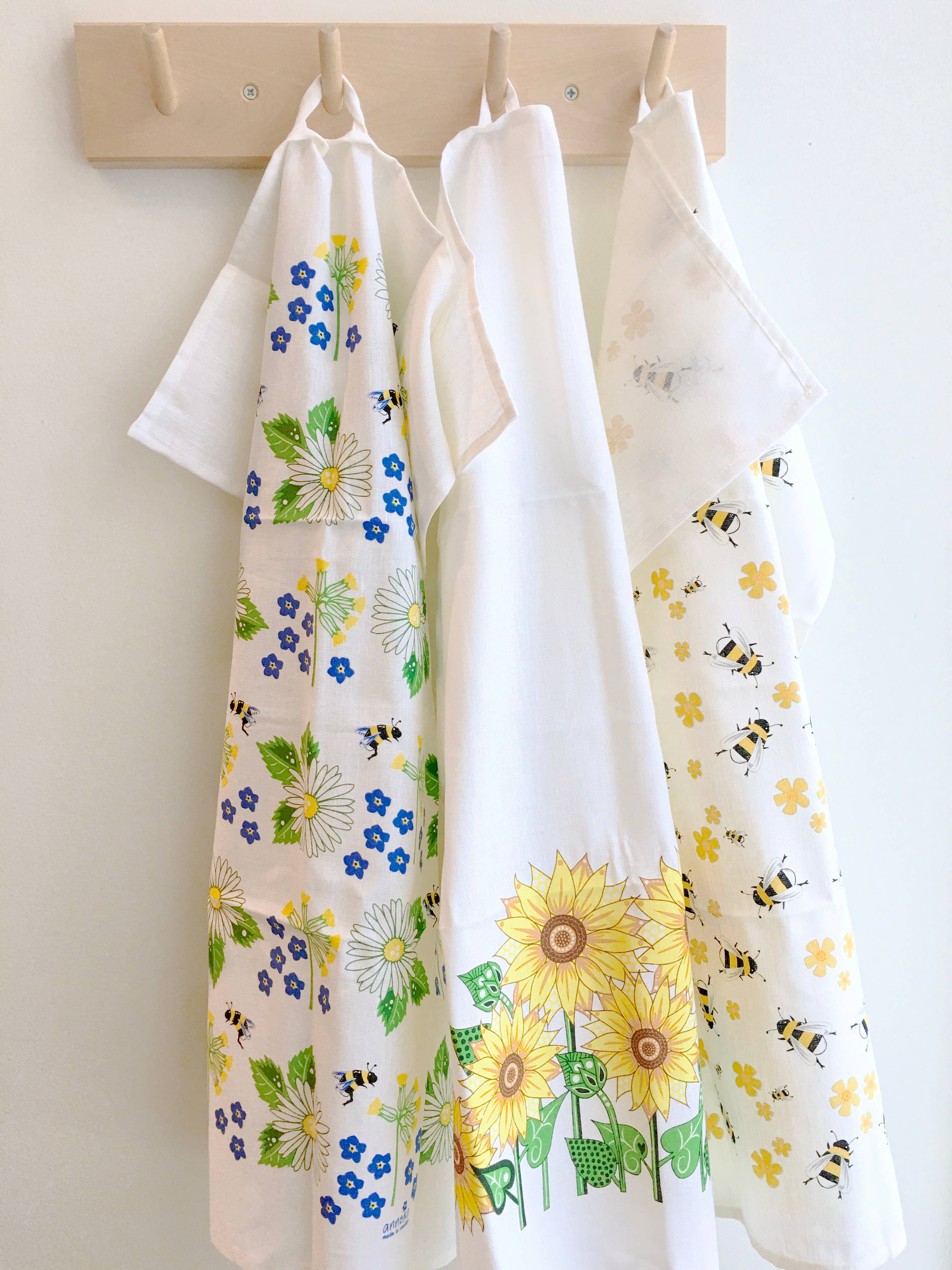 Square Love - Wholesale Tea Towel - Blooms Gift Duo | 1 Tea Towel + 1 Sponge Cloth2