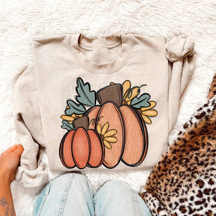 Gribouillage de citrouille d'automne pour la vente par Farmtown Printing Company