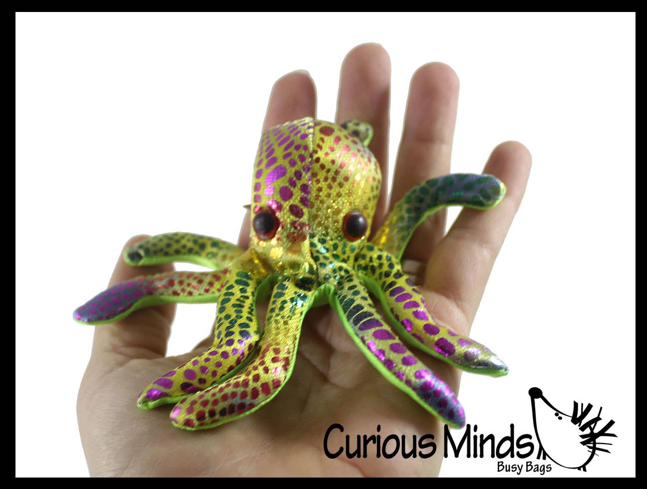 Curious Minds Toys - Vente Peluche – enfant et bébé - 1 jouet animal en forme de pieuvre rempli de sable - sac de sable lourd7