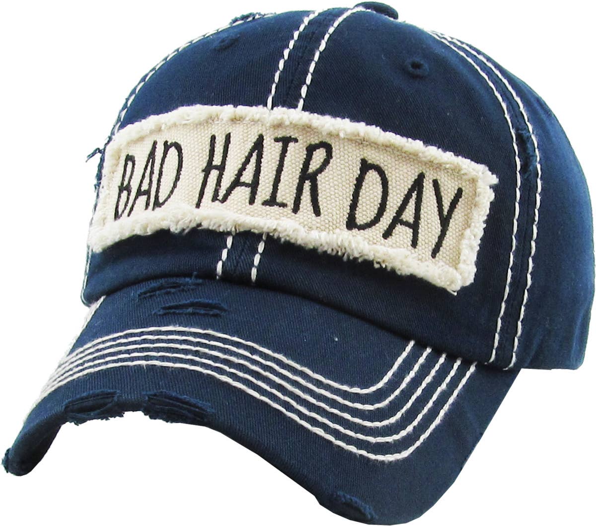 KBETHOS - Vendita all'ingrosso Cappellino da baseball - Donna - Berretto a sfera vintage lavato Bad Hair Day28