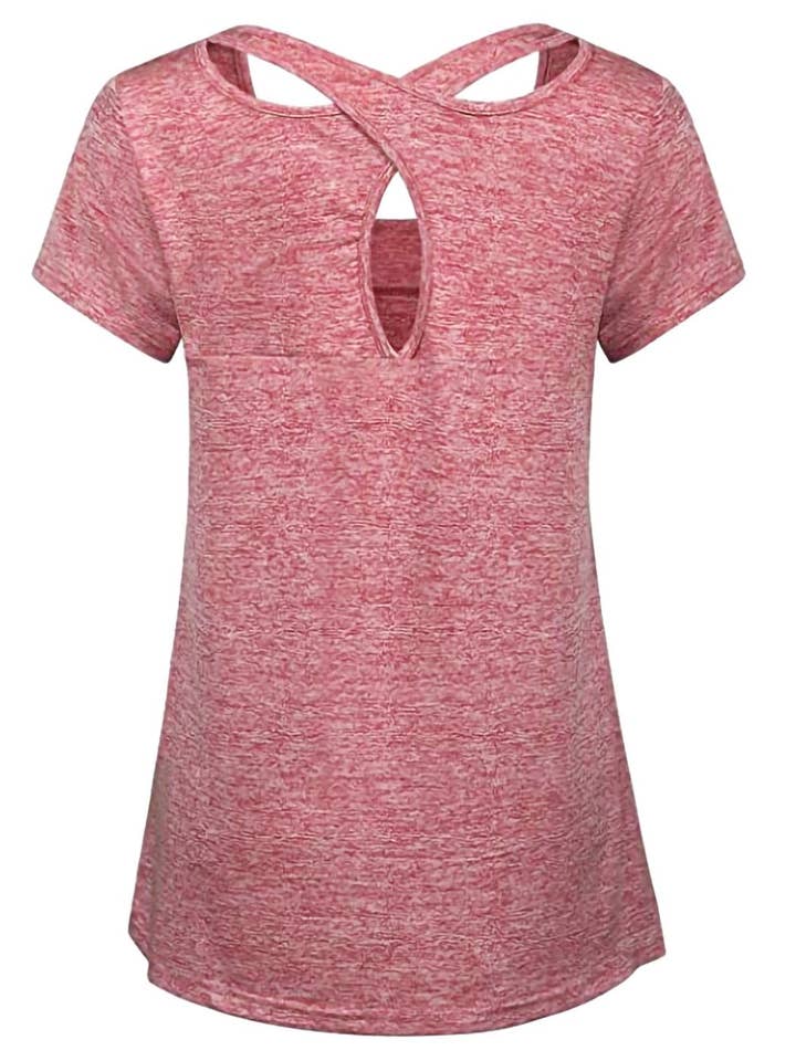 Active by Anna-Kaci - Wholesale Sporttop - Dames - Sportshirts voor sportkleding en hardlooptrainingen met gekruiste rugleuning7