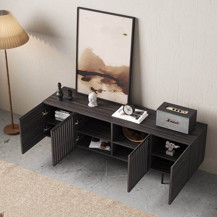 Crafts and Comfort - Wholesale Cabinet - Napoli Wood TV Stand11