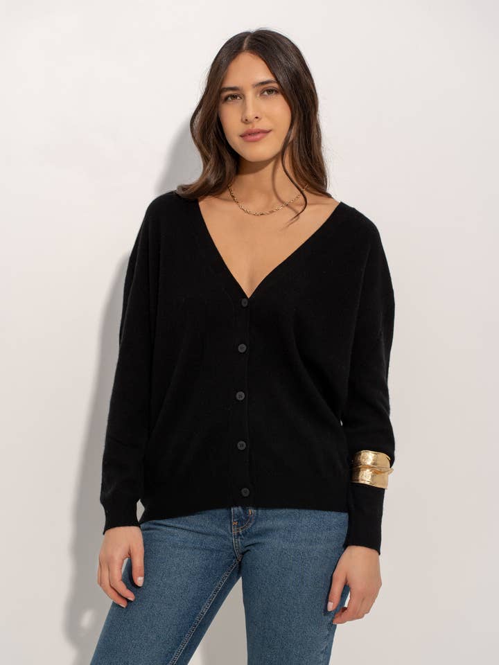 Cárdigan oversize 100 % cachemira para venta al por mayor de jw.atelier