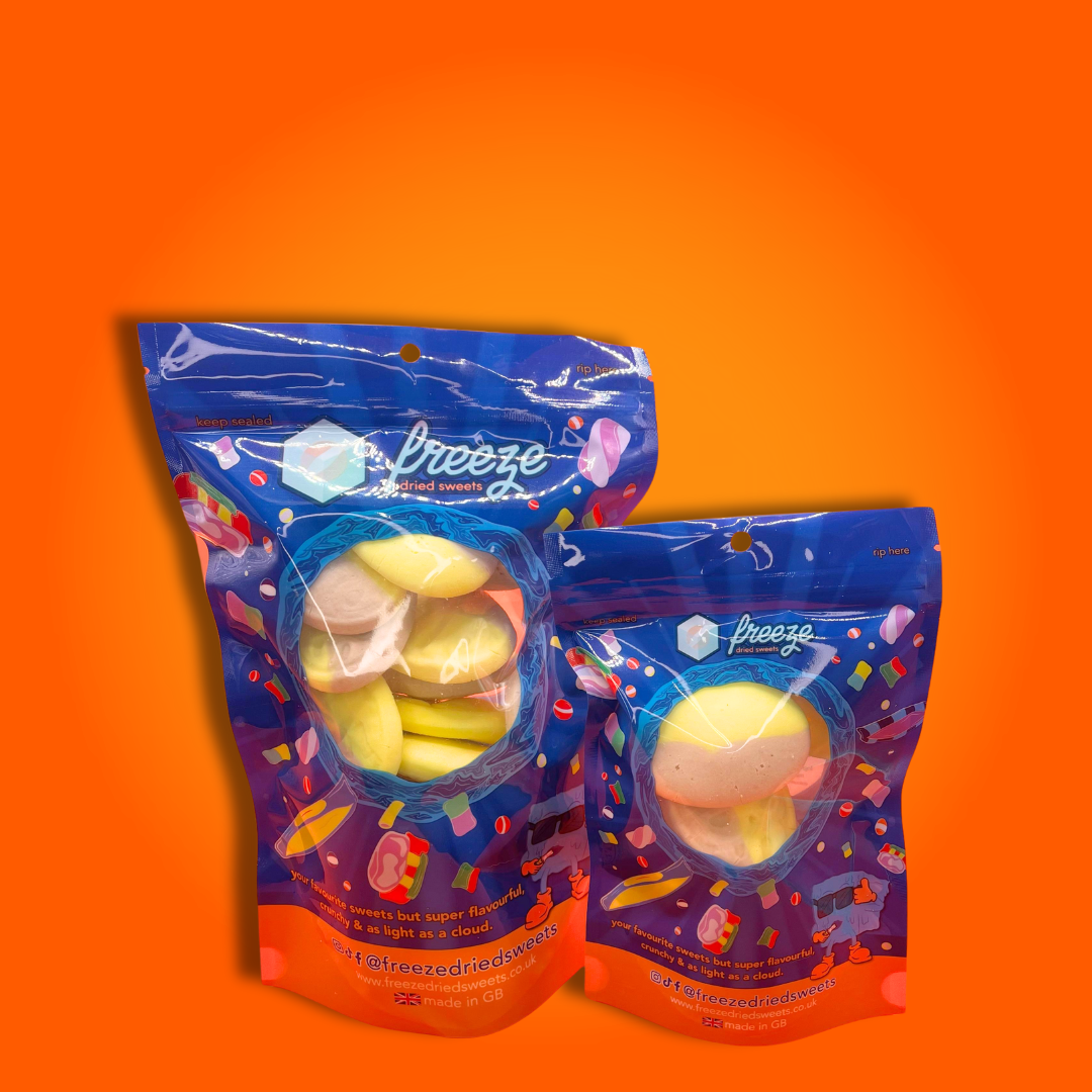 Freeze Dried Sweets - Wholesale Hard Candy - BUBs Banana Caramel 5 Pieces | Vegan1