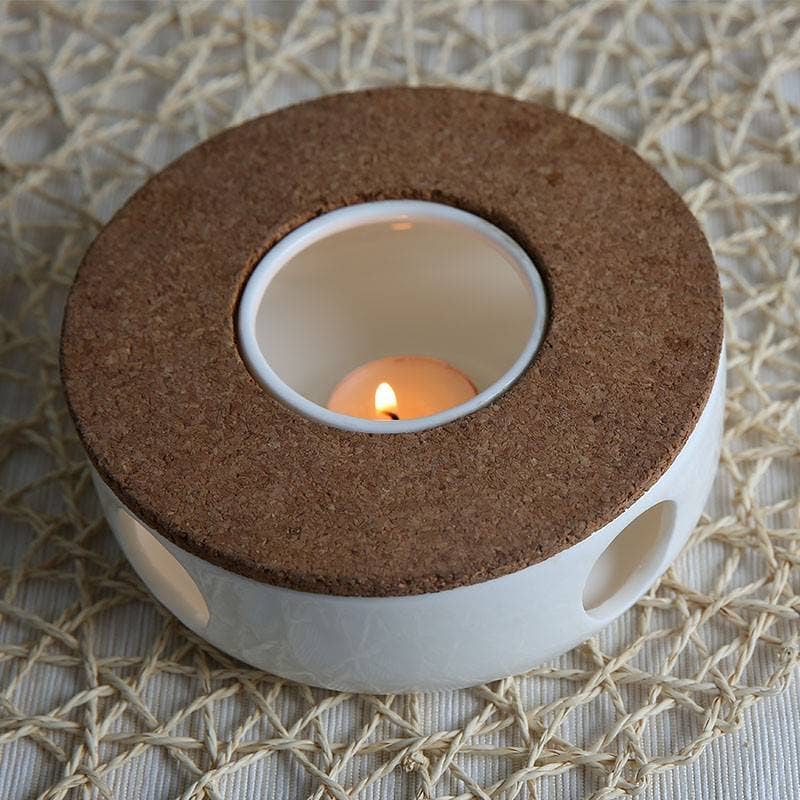 Tea soul - Wholesale Tea Pot - Porcelain and cork teapot stand2