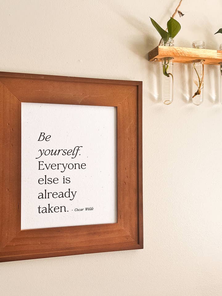 Be Yourself Print for wholesale by Truth Papers