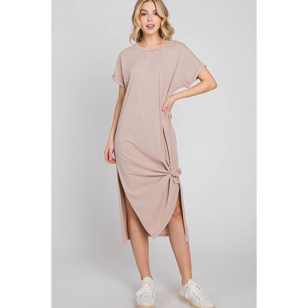 HRTandLUV - Wholesale Dress - Women's - MINERAL WASH DRESS 2