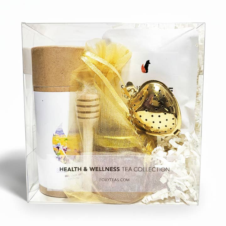 Health & Wellness Tea Gift Set Collection (Caffeine Free) for wholesale by Foxy Tea®