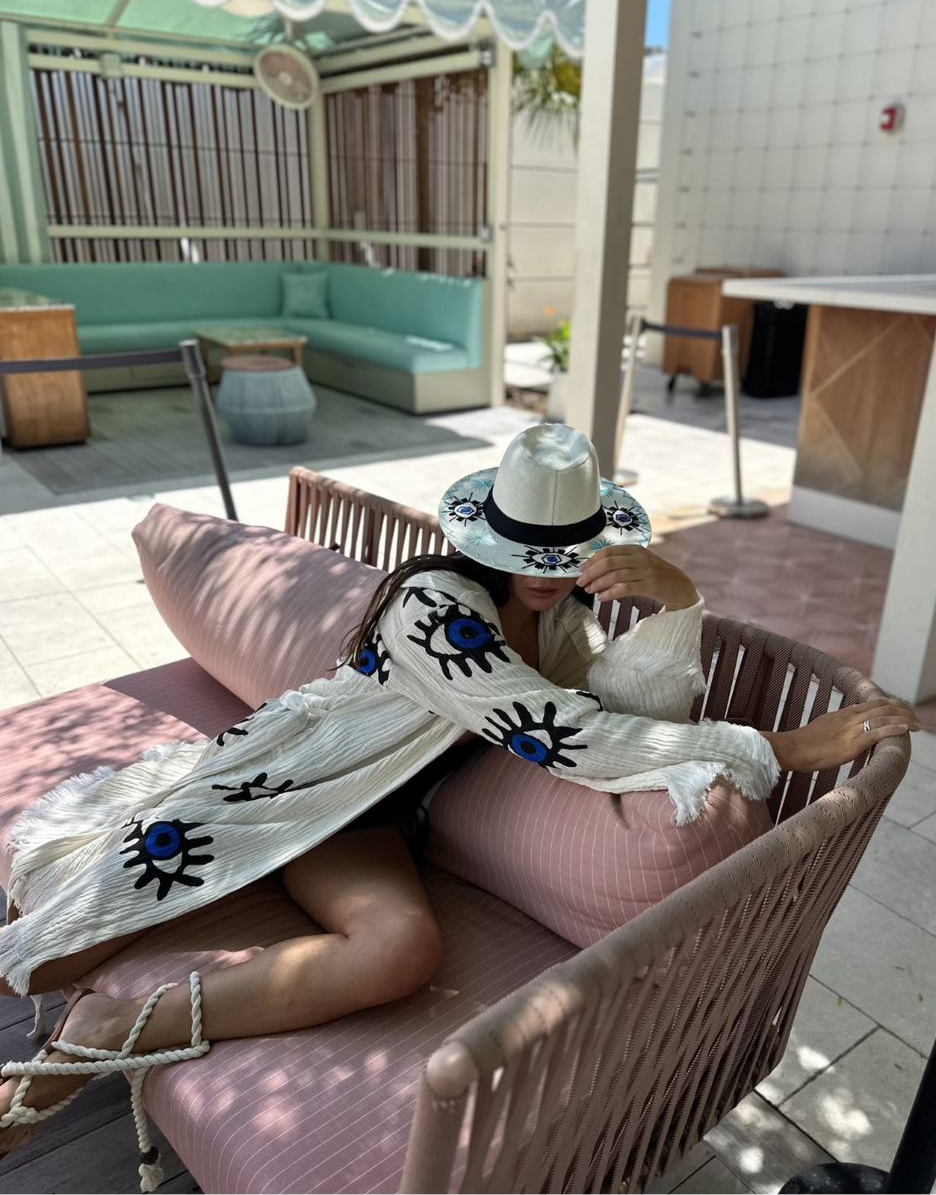 Wholesale Nazar Mavi Robe for your store Faire