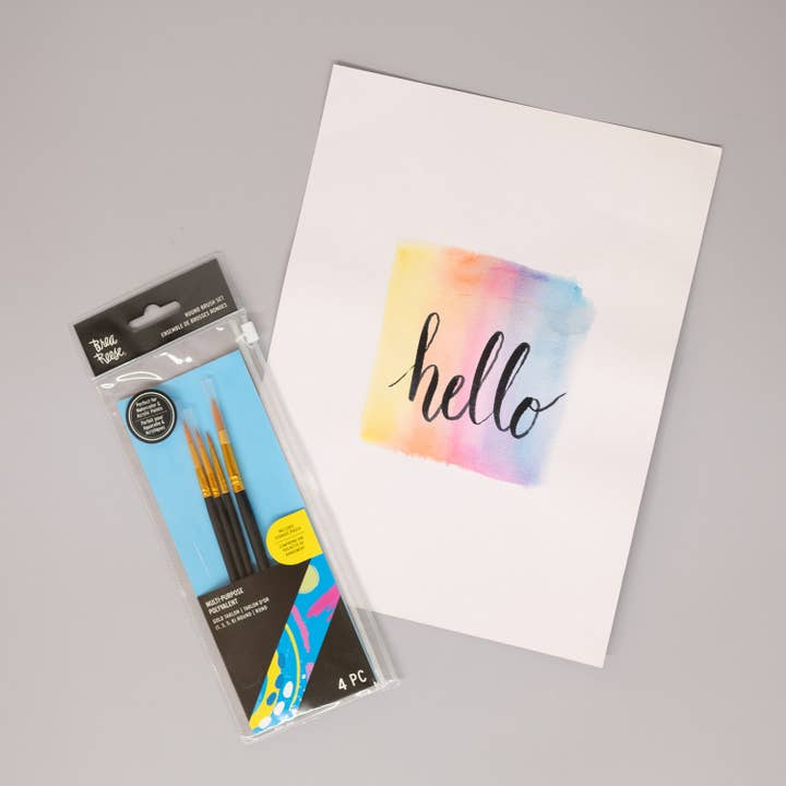 BR Ensemble de 4 pinceaux ronds pour la vente par Momenta