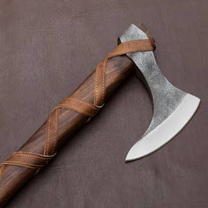  SHINY CRAFTS-Axes handmade viking axe hatchet norse battle axe-Viking  Axe Real Hatchet Gifts for him Wood Working Tool Viking Gift for Men  Camping Hatchet for camping with Sheath (SCA 01) 