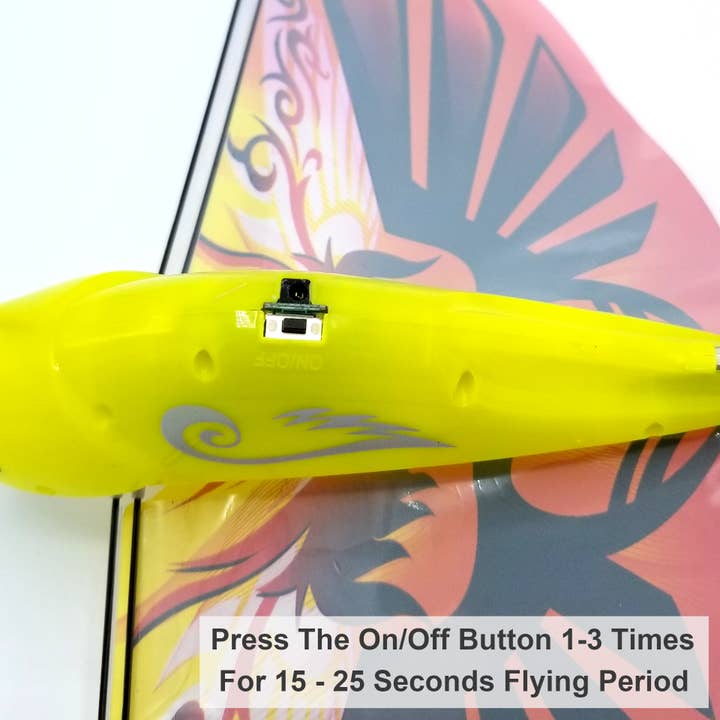 MukikiM Toys & Games - Wholesale Toy Plane - Kids - Self Flying eBird- Orange. Electric Flapping Wing Bird Drone