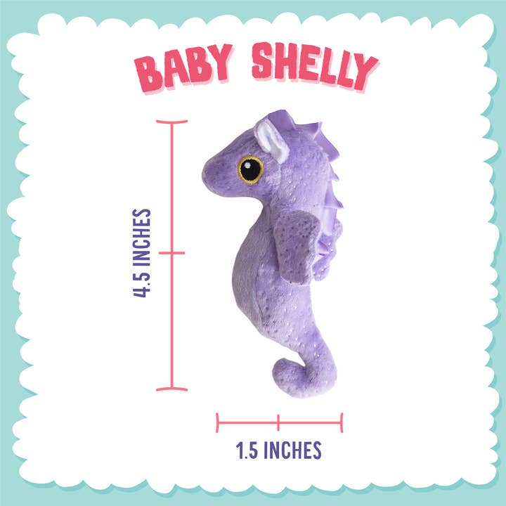 Pet Palette Distribution - Wholesale Pet Plush Toy - Dog - SnugArooz Baby Shelly Plush Dog Toy 4.5"5