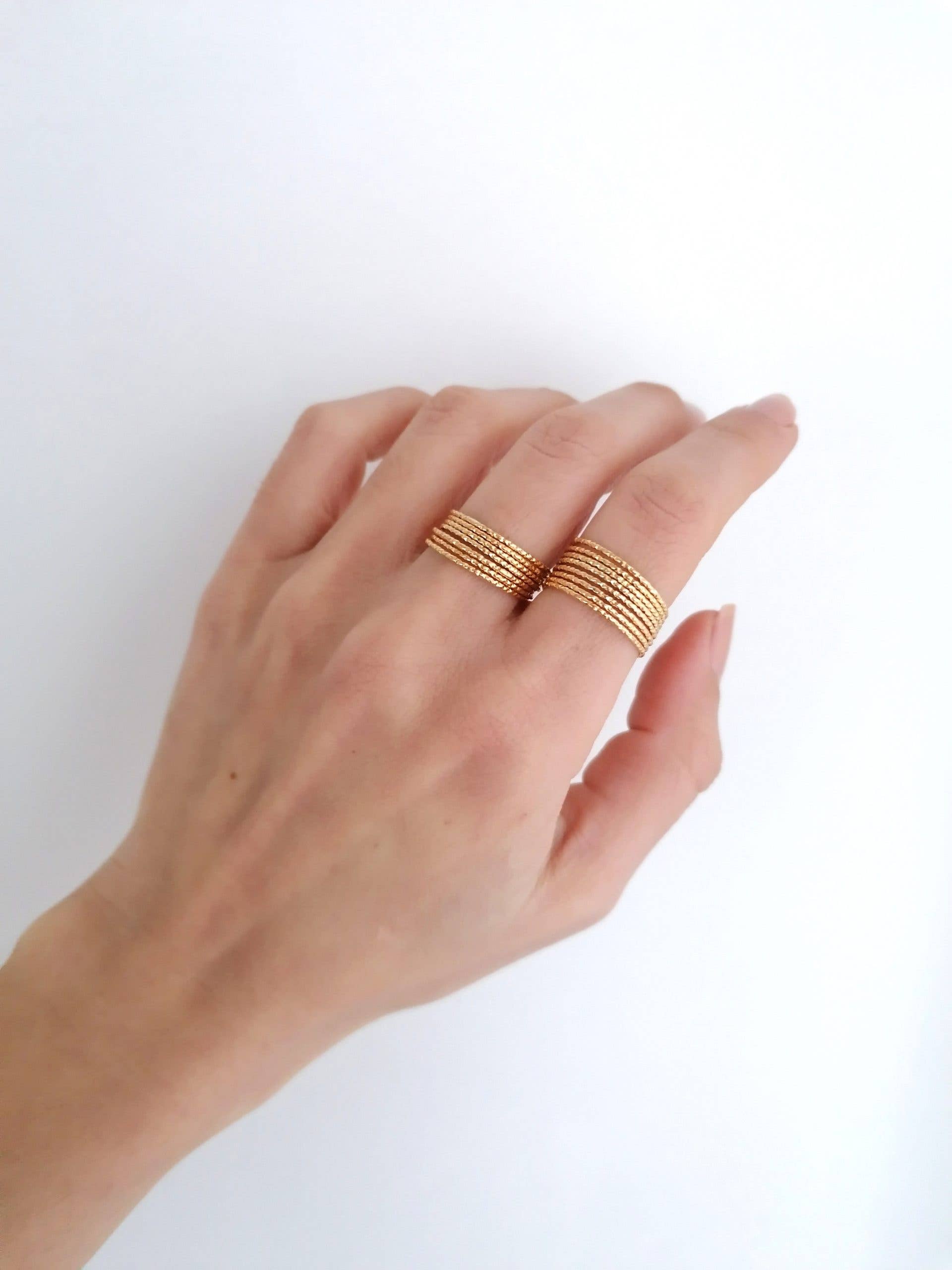 Noon Milan – wholesale Band/stacked ring – NUDE RINGS1