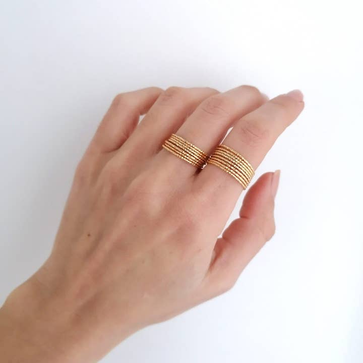 Noon Milan – wholesale Band/stacked ring – NUDE RINGS1