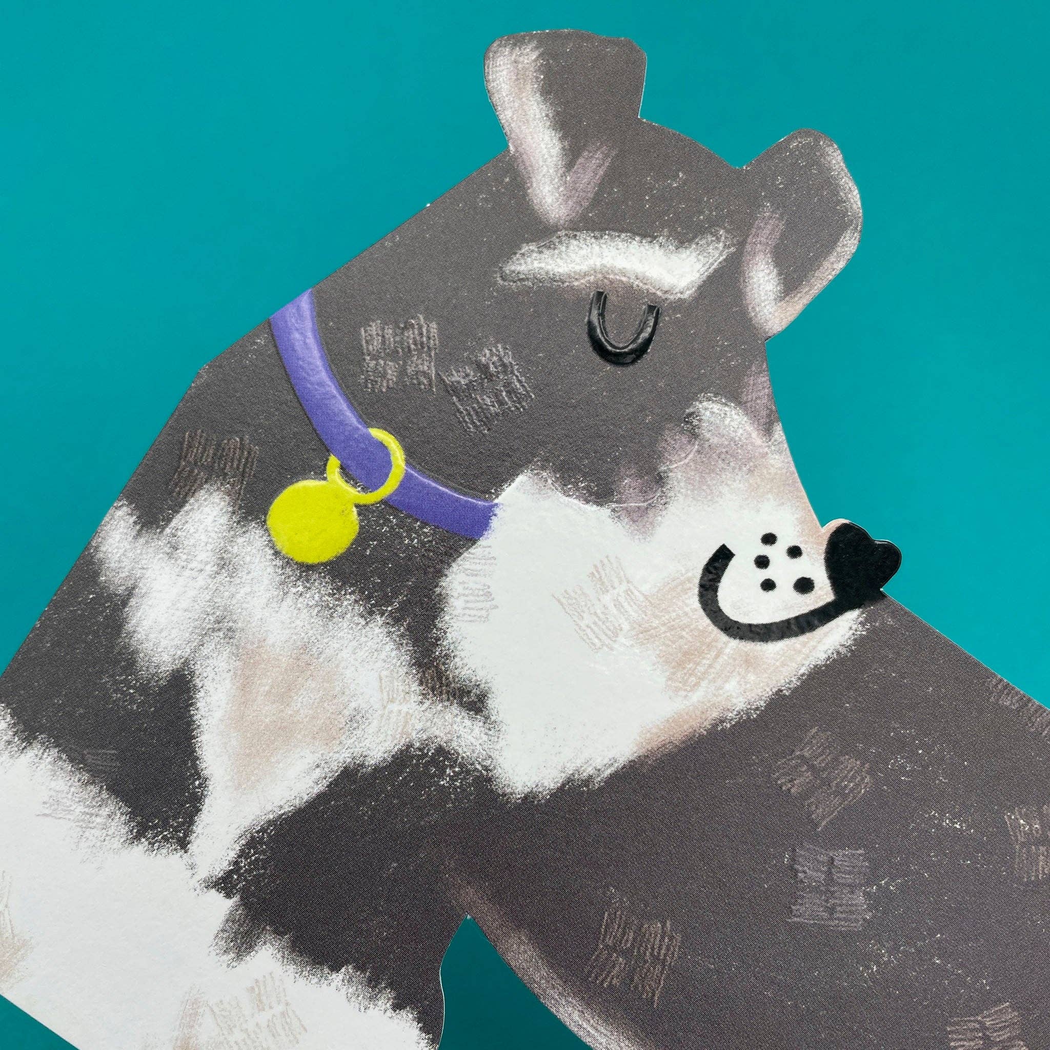 Raspberry Blossom – wholesale Everyday greeting card – Schnauzer (PAW35)1