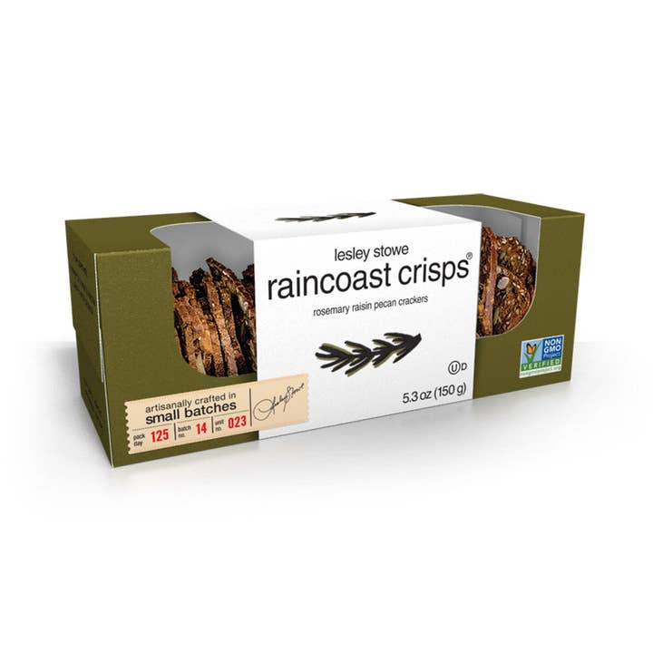 Keystone Farms Cheese - Wholesale Crackers - Rosemary, Raisin, Pecan Raincoast Crisps