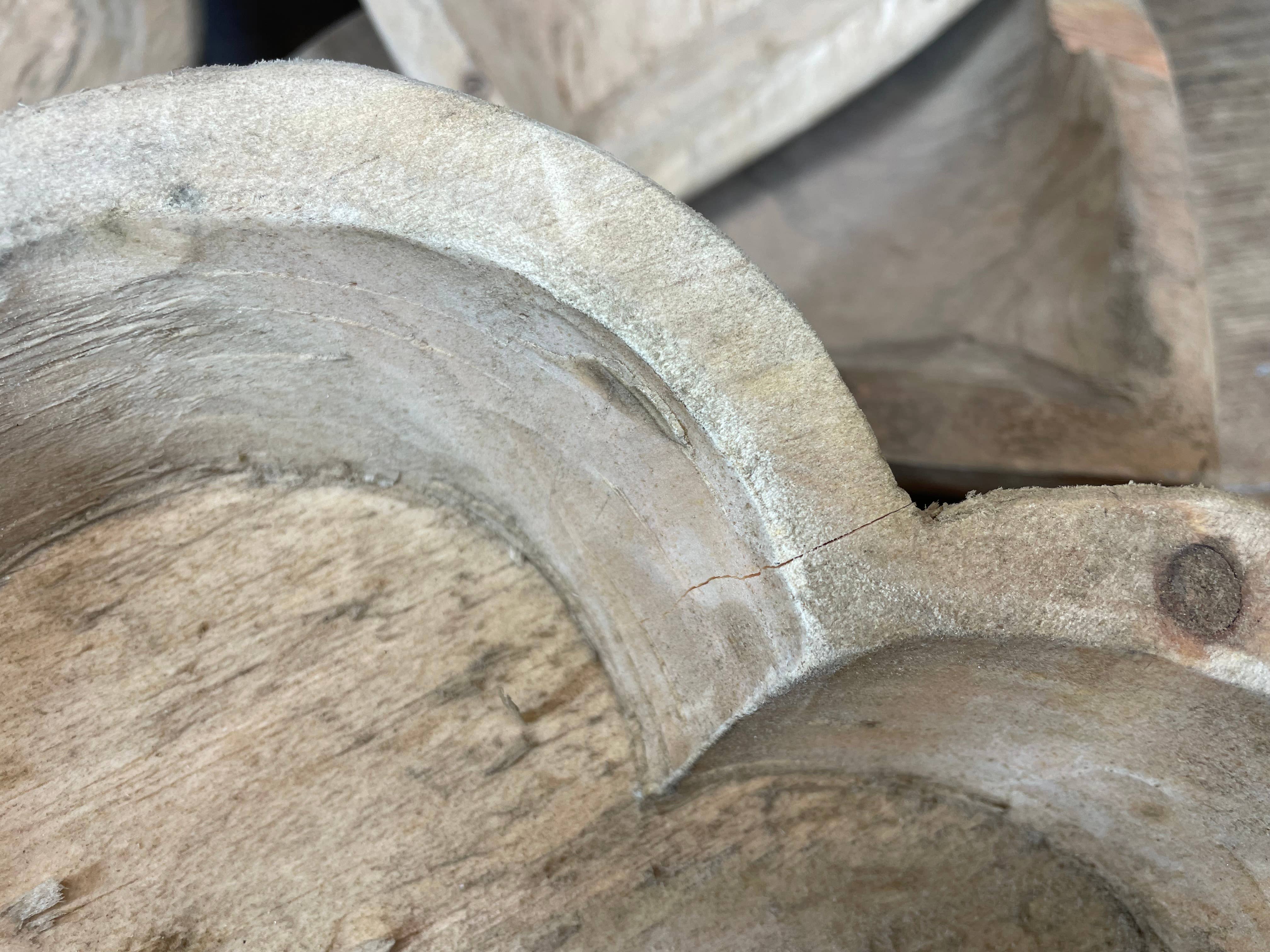 My Amigos Imports – wholesale Decorative plate/dish/bowl – NFC-NOT FOR CANDLES-WH5-Small Heart Bowl-10 in-Raw-Small-$91