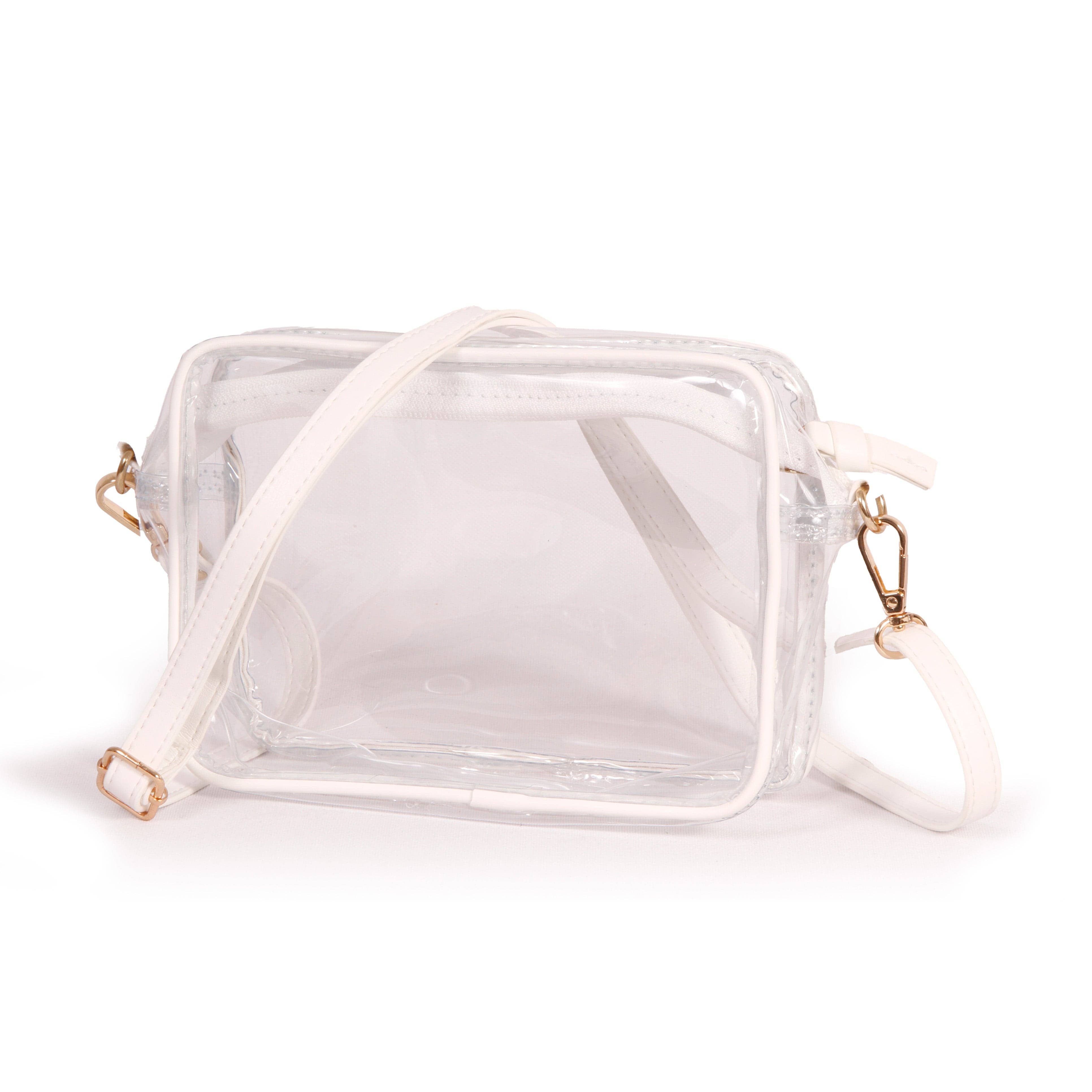 Desden - Wholesale Crossbody Bag - Women's - Bridget Clear Purse with Patterned Shoulder Straps - Tennessee1
