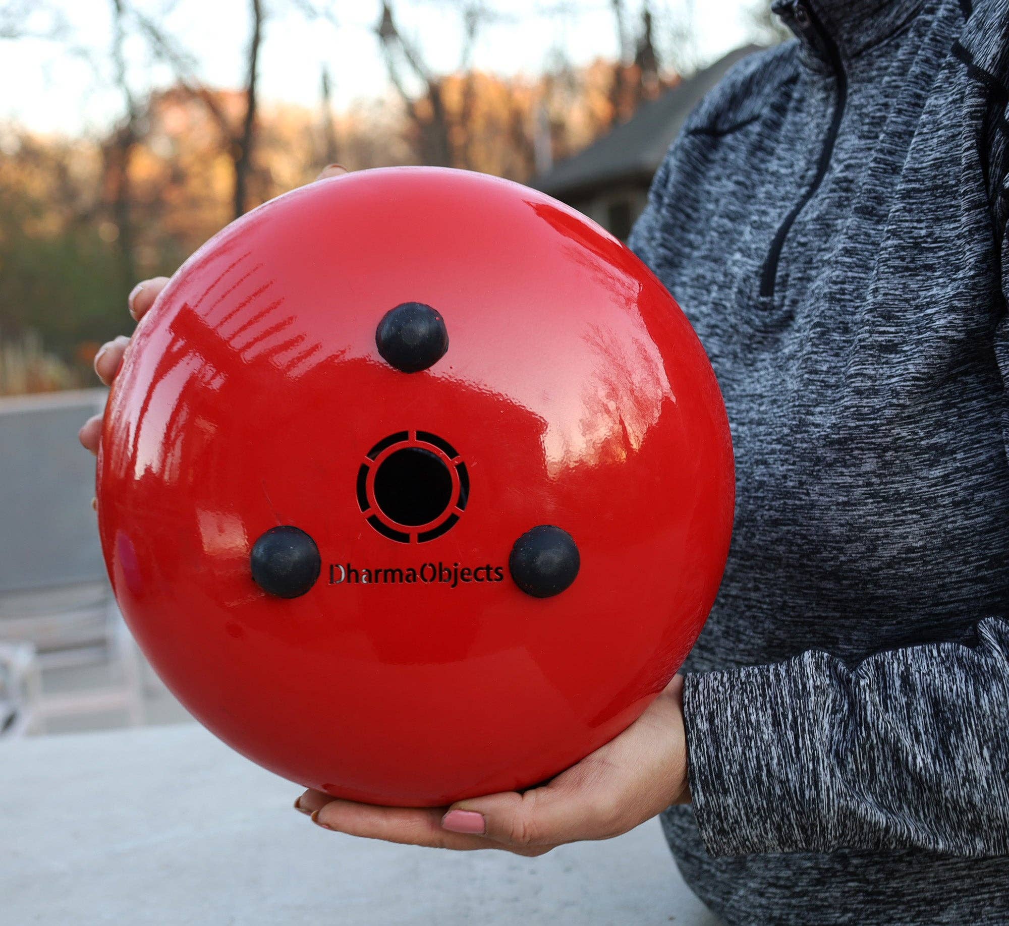 Lungta Imports - Wholesale Meditation Supplies - Chakra Steel Tongue Drum 10 Inches Tank Drum, Handpan Drum, Percussion with Padded Travel Bag and Mallets1