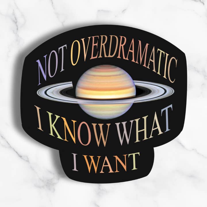 Ikke overdramatisk, jeg ved, hvad jeg vil have Chappell Roan Sticker for engroshandel hos The Watermark Design