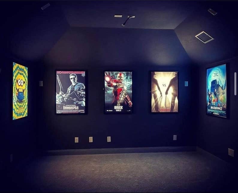 Glowbox LLC - Wholesale Picture Frame - 4-PACK Glowbox "World Famous" LED Light Box Poster Frames - Made in the USA5