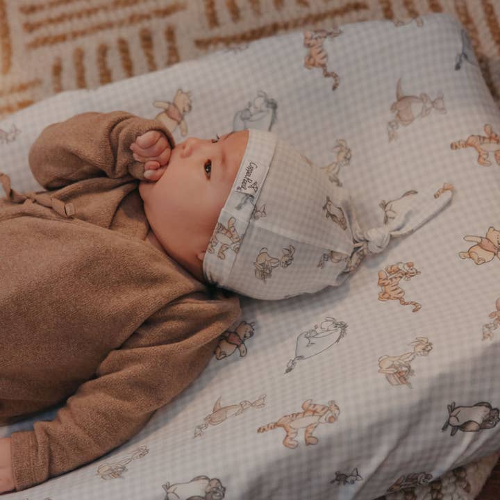 Copper Pearl - Wholesale Newborn/Knit Hat - Baby - Top Knot Hat - Winnie the Pooh and Friends5