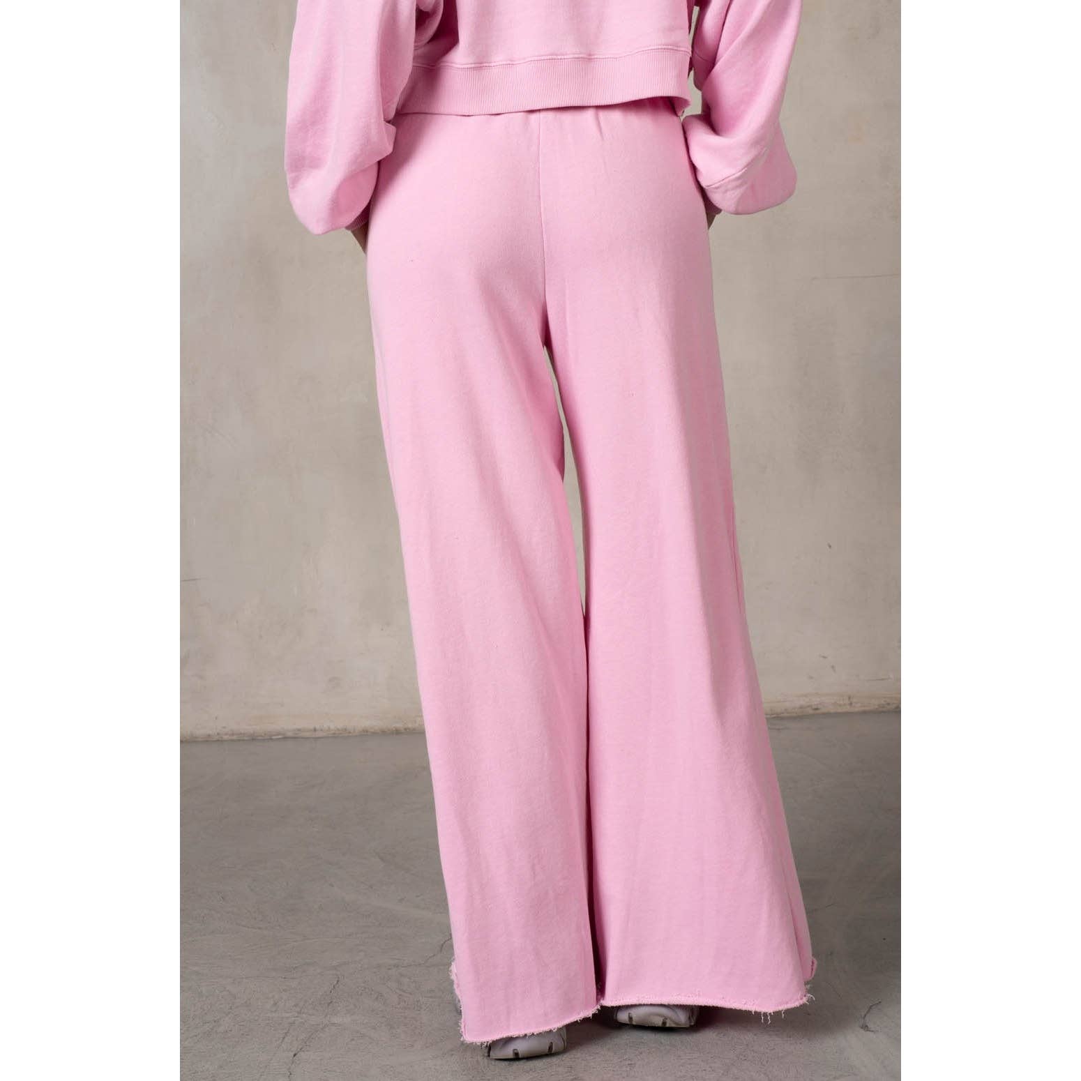 lalamia - Wholesale Pants - Women's - Matching Rib Wide Oversize Sweatpants20